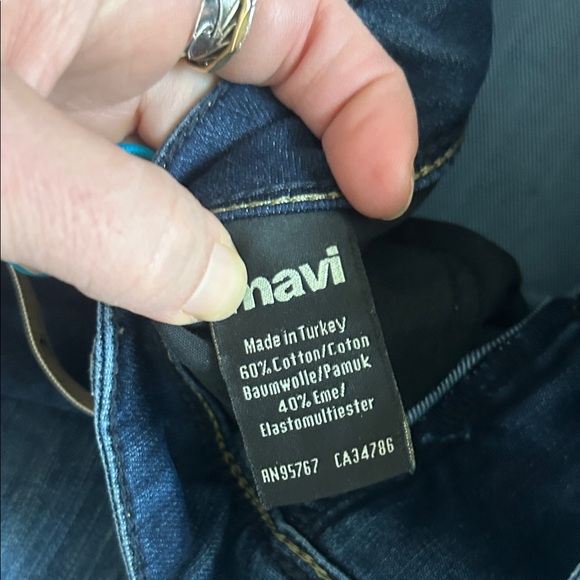 Mavi Deep Blue Women's Skinny Jeans - Picture 9 of 9